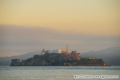 Alcatraz Island in San Francisco Bay, San Francisco, California