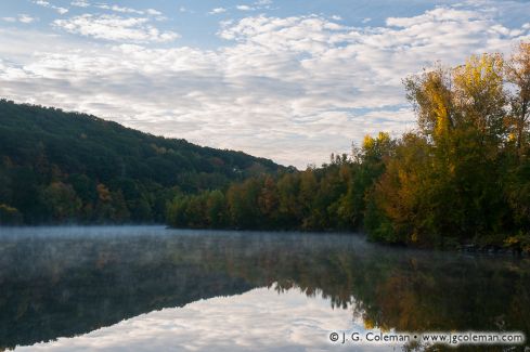 Great Brook Reservoir at Lakewood Park, Waterbury, Connecticut