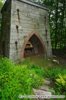 Ruins of Iron Furnace, Mine Hill Preserve, Roxbury, Connecticut