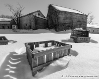 Barns at Bishop Farm, Winter 2015