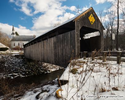 Burkeville Covered Bridge, Conway, Massachusetts