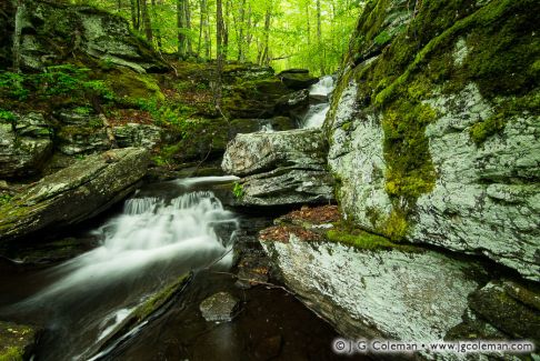 Tartia-Engel Falls on Safstrom Brook, East Hampton, Connecticut