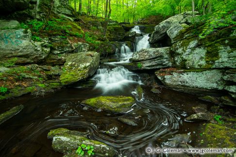 Tartia-Engel Falls on Safstrom Brook, East Hampton, Connecticut