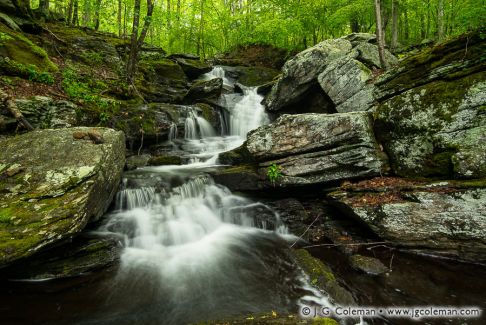 Tartia-Engel Falls on Safstrom Brook, East Hampton, Connecticut