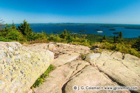 View from Cadillac Mountain, Acadia National Park, Maine