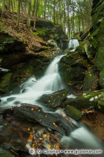 Ayer's Gap Falls, Bailey Brook, Ayer's Gap Preserve (Bailey's Ravine), Franklin, Connecticut