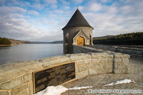 Saville Dam & Barhamsted Reservoir, Barkhamsted, Connecticut