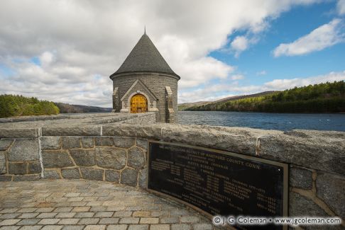 Saville Dam & Barhamsted Reservoir, Barkhamsted, Connecticut