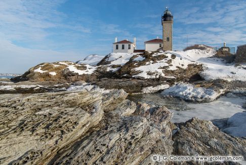 Beavertail Lighthouse, Beavertail State Park, Jamestown, Rhode Island