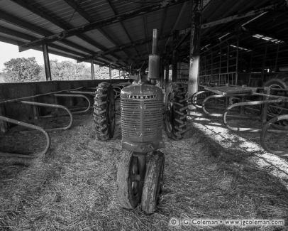 Tractor in Barn, Western Connecticut