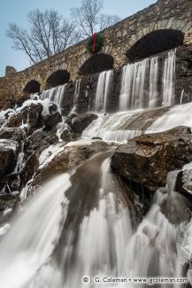 Case Falls at Case Mountain Park, Manchester, Connecticut