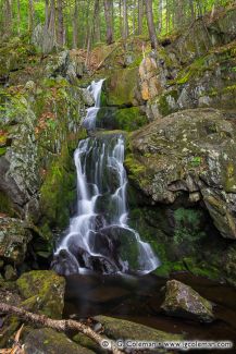 Goldmine Brook Falls, Chester-Blandford State Forest, Chester, Massachusetts