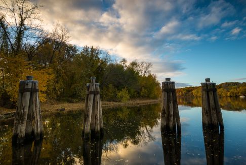 Ferry dock, Connecticut River, Glastonbury, CT