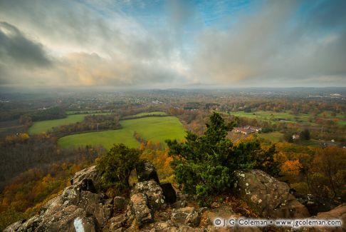 View from Chauncey Peak at Giuffrida Park, Meriden, Connecticut
