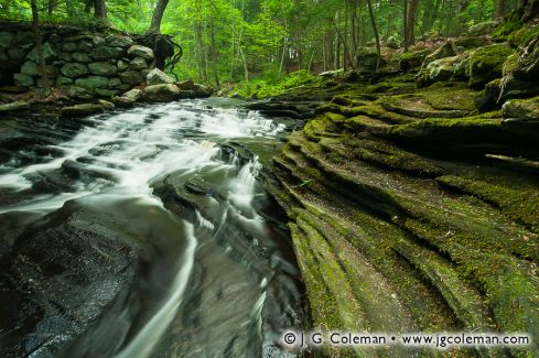 Grayville Falls, Grayville Falls Park, Raymond Brook, Hebron, Connecticut