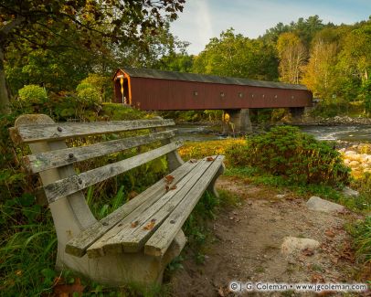 West Cornwall Covered Bridge over the Housatonic River, Cornwall, Connecticut