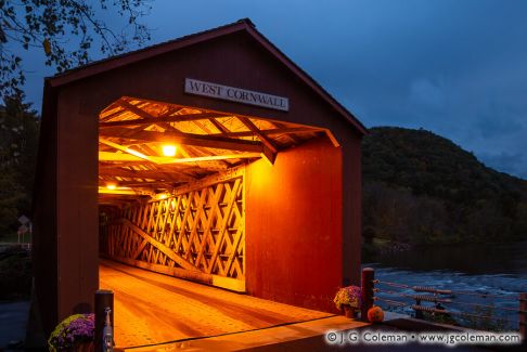 West Cornwall Covered Bridge over the Housatonic River, Cornwall, Connecticut