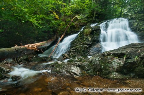 Carpenter's Falls, Beach Brook, McLean Game Refuge, Granby, Connecticut