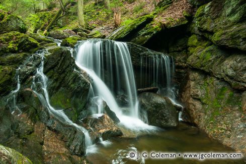 Spruce Brook Falls, Spruce Brook, Naugatuck State Forest, Beacon Falls, Connecticut