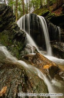 Spruce Brook Falls, Spruce Brook, Naugatuck State Forest, Beacon Falls, Connecticut