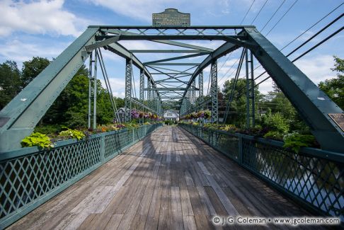Old Drake Hill Flower Bridge, Simsbury, Connecticut