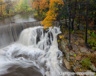 Pequabuck Falls on the Pequabuck River, Plymouth, Connecticut