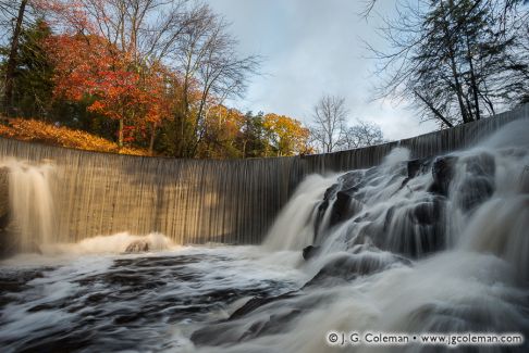 Pequabuck Falls on the Pequabuck River, Plymouth, Connecticut