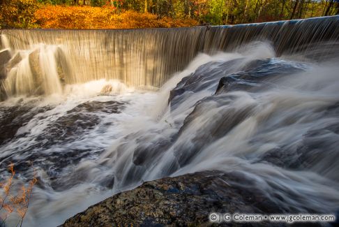 Pequabuck Falls on the Pequabuck River, Plymouth, Connecticut