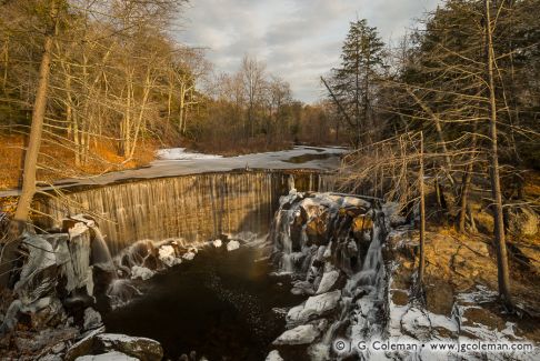 Pequabuck Falls on the Pequabuck River, Plymouth, Connecticut