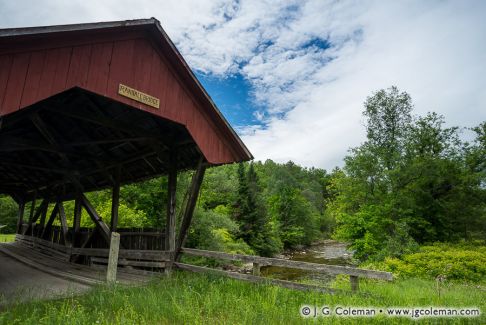 Randall Covered Bridge (a.k.a. Old Burrington Bridge) over the East Branch of the Passumpsic River, Lyndon, Vermont