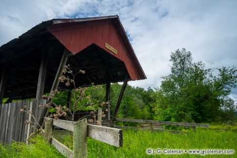 Randall Covered Bridge (a.k.a. Old Burrington Bridge) over the East Branch of the Passumpsic River, Lyndon, Vermont