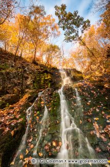 Roaring Brook Falls, Roaring Brook Falls Park, Cheshire, Connecticut