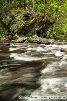 Saugatuck River, Saugatuck Falls Natural Area, Redding, Connecticut