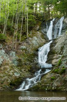 Tannery Falls, Savoy Mountain State Forest, Savoy, Massachusetts
