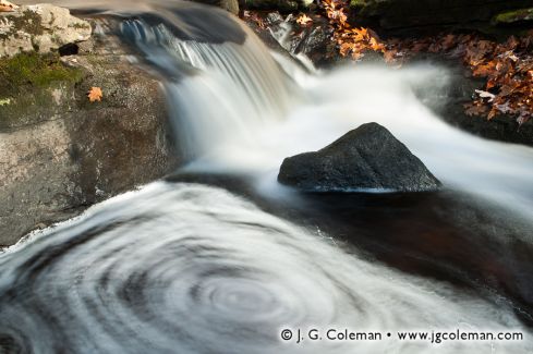 Swamp Brook, Shelter Falls Park, Mansfield, Connecticut