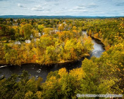 Farmington River at the Tariffville Gorge, Simsbury & East Granby, Connecticut