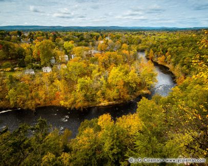 Farmington River at the Tariffville Gorge, Simsbury & East Granby, Connecticut