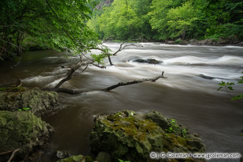 Farmington River at the Tariffville Gorge, Simsbury & East Granby, Connecticut