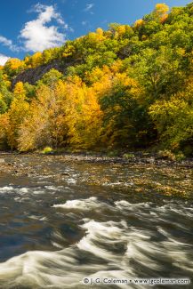 Farmington River at the Tariffville Gorge, Simsbury & East Granby, Connecticut