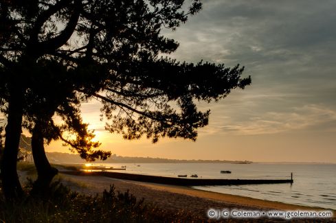 West Beach along Westbrook Harbor, Westbrook, Connecticut
