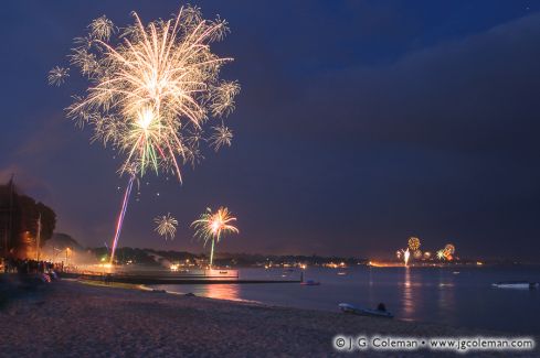 West Beach along Westbrook Harbor, Westbrook, Connecticut
