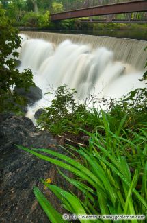 Yantic Falls on the Yantic River, Norwich, Connecticut